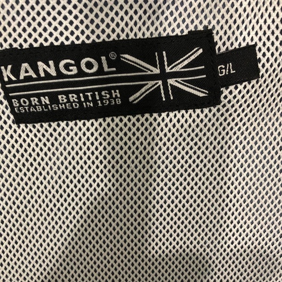 Kangol Signature British windbreaker hoodie jacket size large - Picture 5 of 8